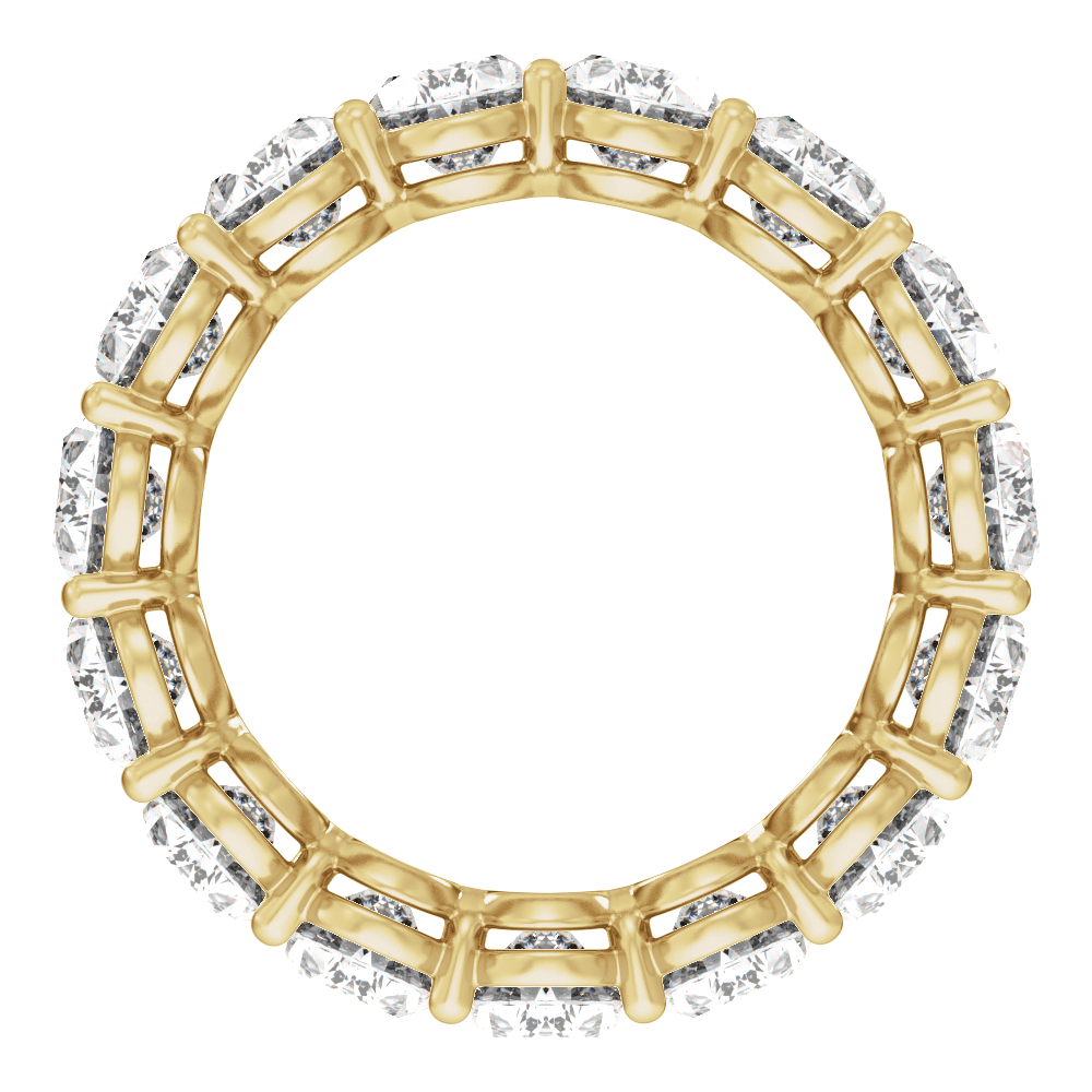 Lab Diamond Oval Eternity Band