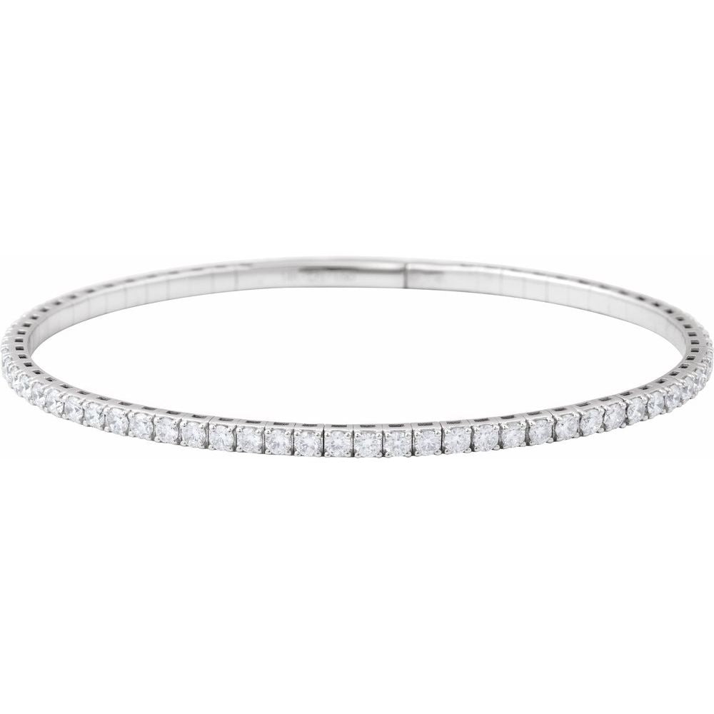 Flexible Diamond Bangle - Small
