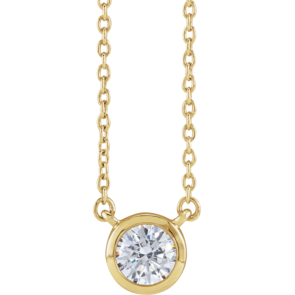 Round Diamond Necklace